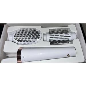 T3 Micro AireBrush Duo Interchangeable Hot Air Blow Dry Brush - White